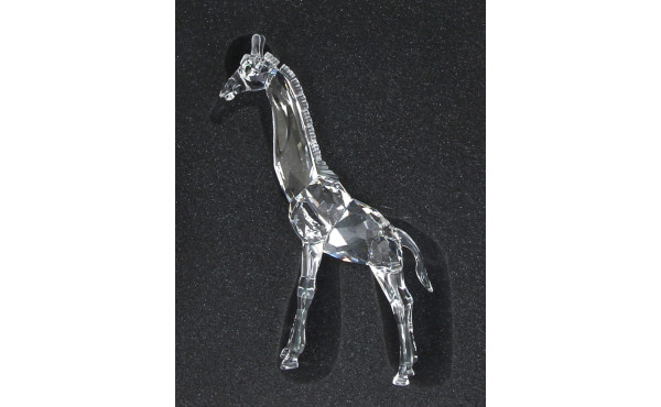 SWAROVSKI - Girafe en cristal, H 14 cm e