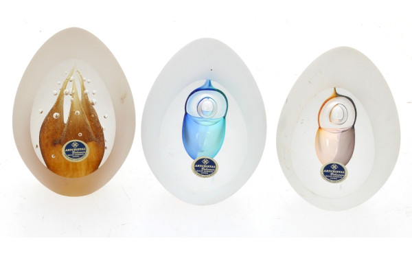 BOHEME - Trois presse-papier modernes av