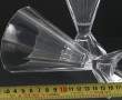 Suite de verres à pied en cristal de for
