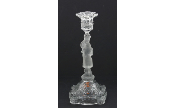 JEANNE D'ARC - Flambeau en verre moulé e