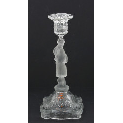 JEANNE D'ARC - Flambeau en verre moulé e