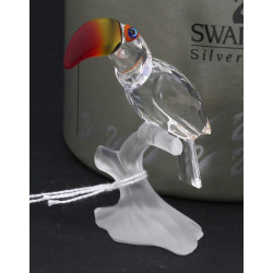 SWAROVSKI - "Toucan branché", sujet en c