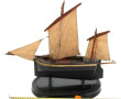 Maquette de bateau de pêche des années 