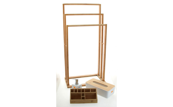 Porte-serviettes moderne en bois : on y 