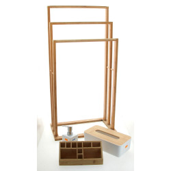 Porte-serviettes moderne en bois : on y 