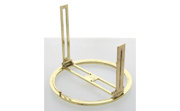 Alidade en laiton poli diam 27 cm (un fi