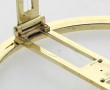 Alidade en laiton poli diam 27 cm (un fi