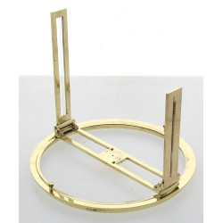 Alidade en laiton poli diam 27 cm (un fi