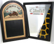 Miroir publicitaire Bières GIRAF et pann