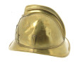 Casque de pompier à cimier fin XIXe avec
