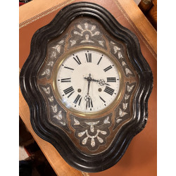 Oeuil de bœuf Nap III en bois noirci et 