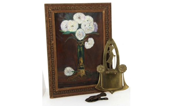 Lot comprenant un support mural porte ca