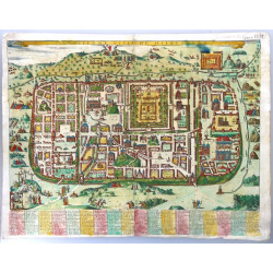 PLAN de JERUSALEM - "L'Ancienne Ville de