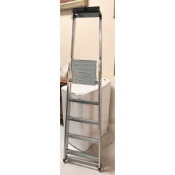 Escabeau alu 150 kg + marche pied pliant