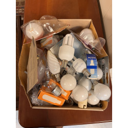 Carton d'ampoules diverses