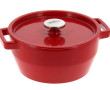Faitout en fonte émaillée rouge PYREX ét