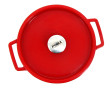 Faitout en fonte émaillée rouge PYREX ét