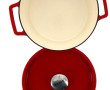 Faitout en fonte émaillée rouge PYREX ét