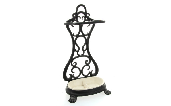 Porte-parapluie en fonte, H 64 cm