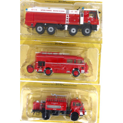  3 camions de pompiers états neufs en BO