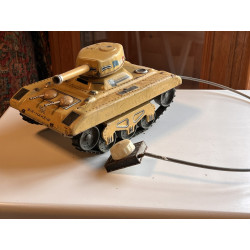 Tank Bir Hakeim couleur sable en tôle, t