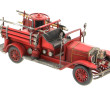 Camion de pompier vintage L. 35 x H. 15 