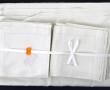 Nappe blanche ancienne et 12 serviettes 