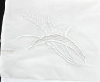 Lot de 3 draps brodés fleurs et épis de 