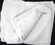 Lot de 3 draps brodés de fleurs, pastill