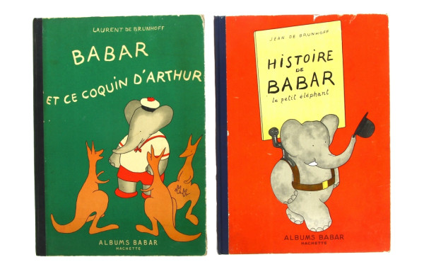 BABAR - Lot de 2 ouvrages "Histoire de B