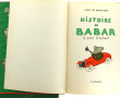 BABAR - Lot de 2 ouvrages "Histoire de B