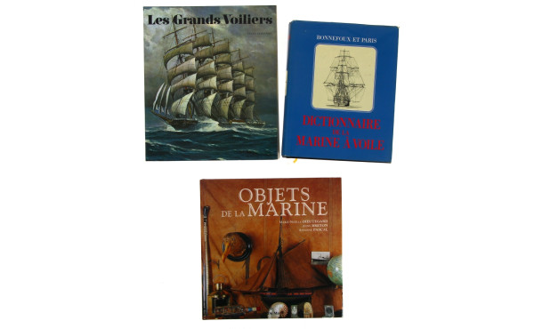 Thème MARINE - Lot de 3 ouvrages : Bonne