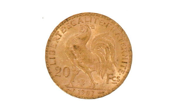 Pièce de 20 f or