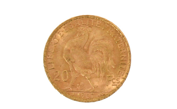 Pièce de 20 f or
