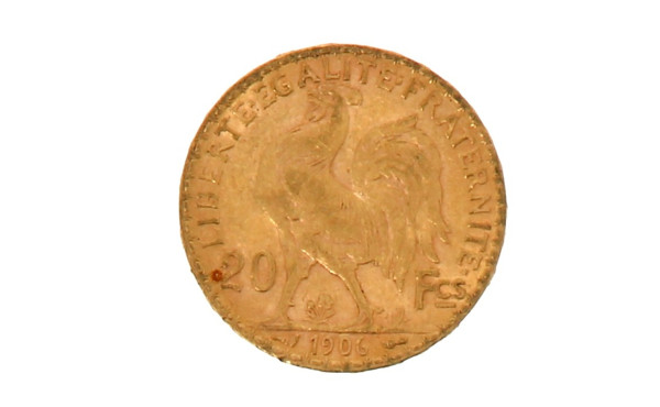 Pièce de 20 f or
