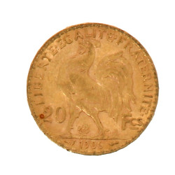 Pièce de 20 f or