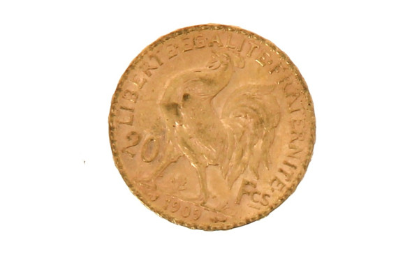 Pièce de 20 f or