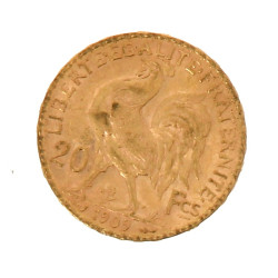Pièce de 20 f or