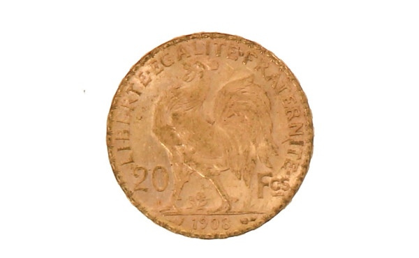 Pièce de 20 f or