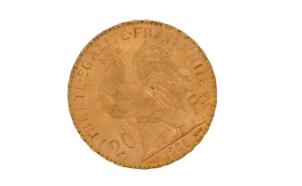 Pièce de 20 f or
