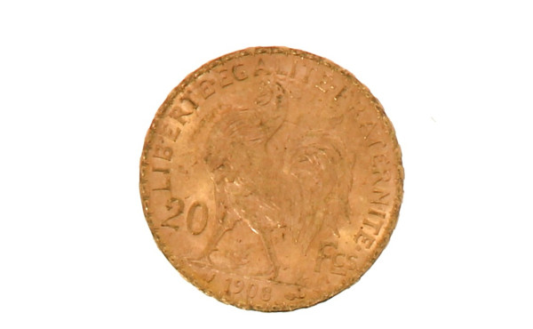 Pièce de 20 f or