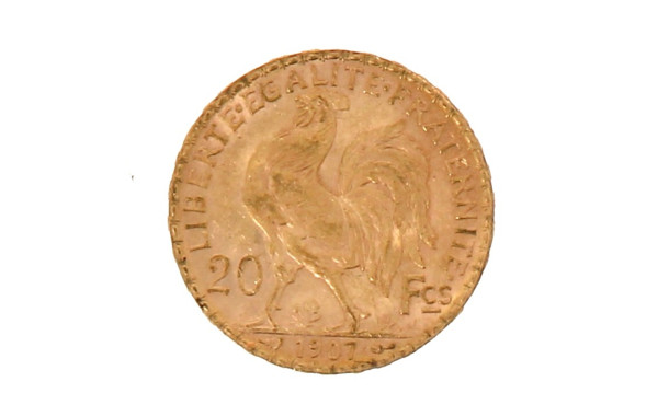 Pièce de 20 f or