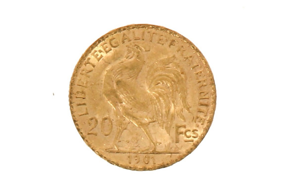 Pièce de 20 f or
