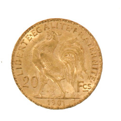 Pièce de 20 f or