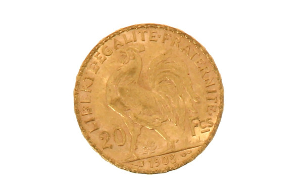 Pièce de 20 f or