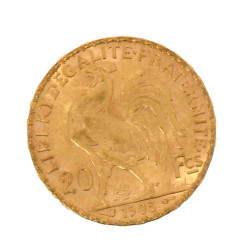 Pièce de 20 f or