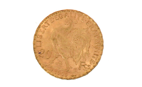 Pièce de 20 f or