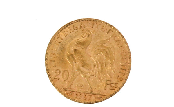 Pièce de 20 f or