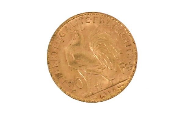 Pièce de 20 f or