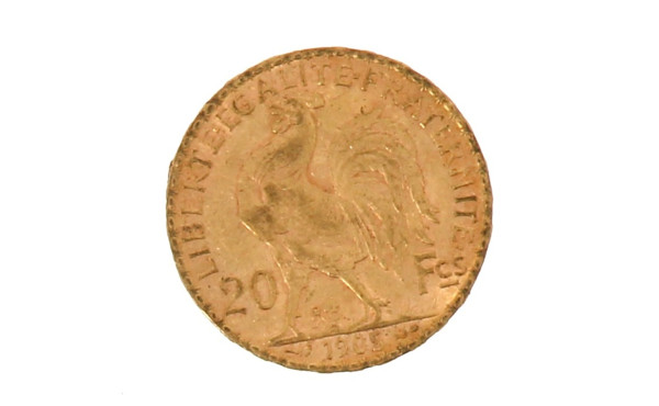 Pièce de 20 f or